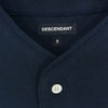 DESCENDANT ディセンダント 22SS 221ATDS-CSM24 BEARS SS アーチロゴプリント 半袖 ベースボールシャツ ネイビー系 3【極上美品】【中古】
