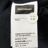 DESCENDANT ディセンダント 22SS 221ATDS-CSM24 BEARS SS アーチロゴプリント 半袖 ベースボールシャツ ネイビー系 3【極上美品】【中古】
