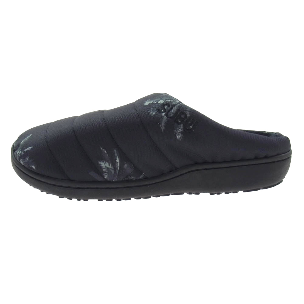 WIND AND SEA ウィンダンシー WDS-C-SUB-25-Q2-SP-01 × SUBU スブ CORDURA Black Palm Tree Sandal ロゴ刺繍 サンダル ブラック系 26-27.5【極上美品】【中古】