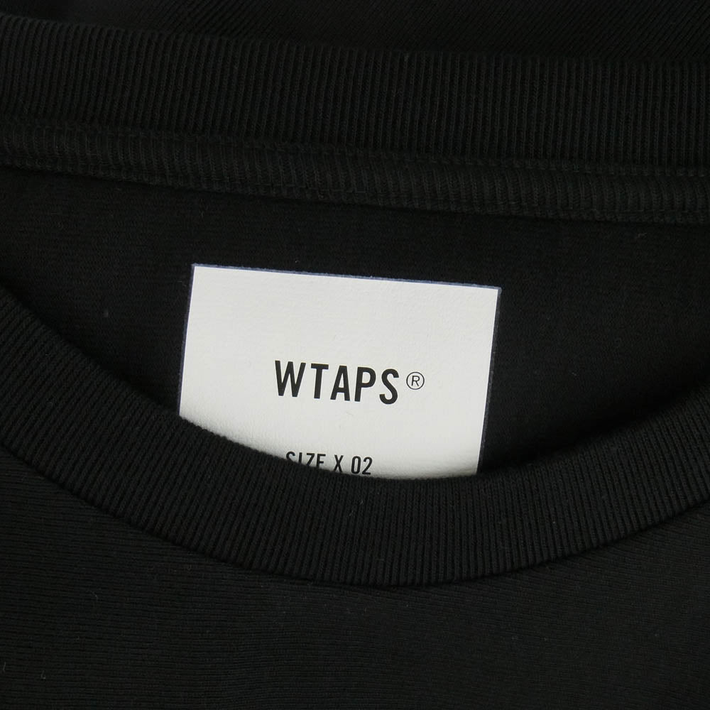 WTAPS ダブルタップス 23SS 231ATDT-CSM31 QB SS CTPL WUT フットボール Tシャツ 半袖カットソー ブラック系 02【極上美品】【中古】