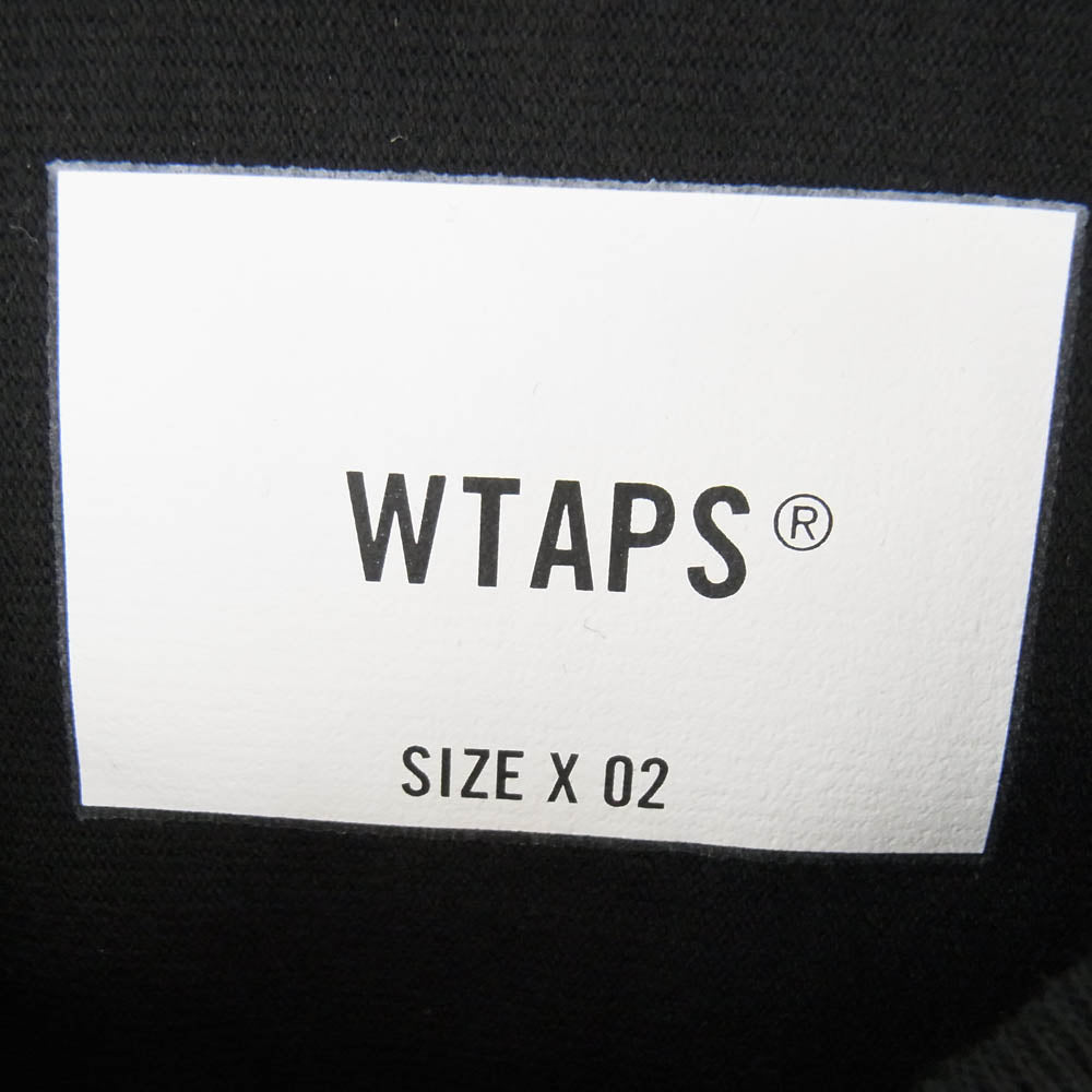 WTAPS ダブルタップス 23SS 231ATDT-CSM31 QB SS CTPL WUT フットボール Tシャツ 半袖カットソー ブラック系 02【極上美品】【中古】