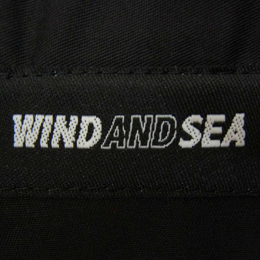 WIND AND SEA ウィンダンシー WDS-ARCVBX-34 ARCVBX Geek Home Work Shirt 半袖 シャツ ブラック系 L【美品】【中古】