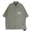 NEIGHBORHOOD ネイバーフッド 231BWNH-SHM01 SRL . SHELTECH SHIRT SS ナイロン 半袖 シャツ グレー系 L【美品】【中古】