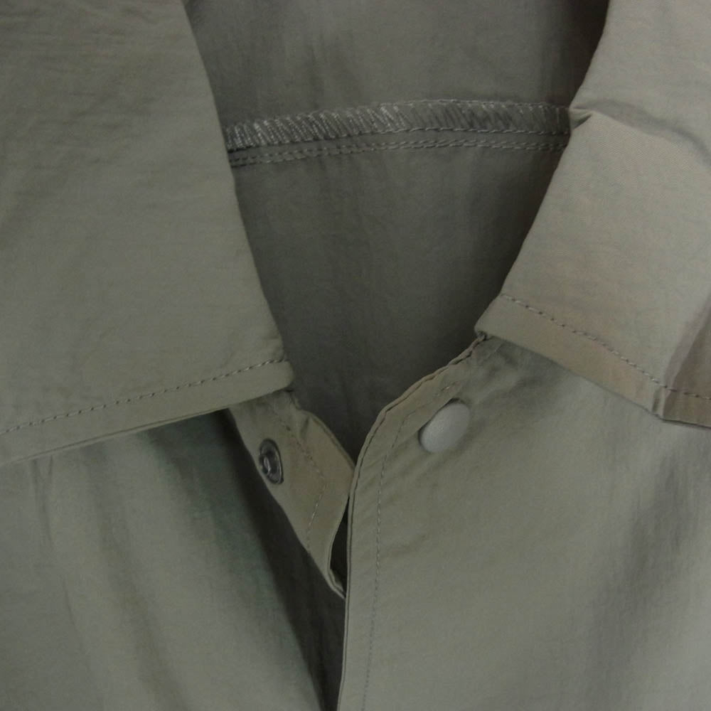 NEIGHBORHOOD ネイバーフッド 231BWNH-SHM01 SRL . SHELTECH SHIRT SS ナイロン 半袖 シャツ グレー系 L【美品】【中古】