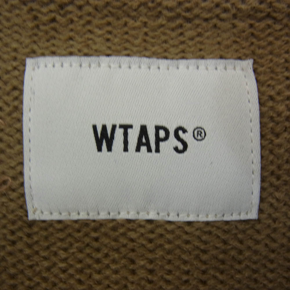 WTAPS ダブルタップス 21AW 212MADT-KNM02 VIBES SWEATER ACRYLIC アクリル ニットセーター ブラウン系 X02【新古品】【未使用】【中古】
