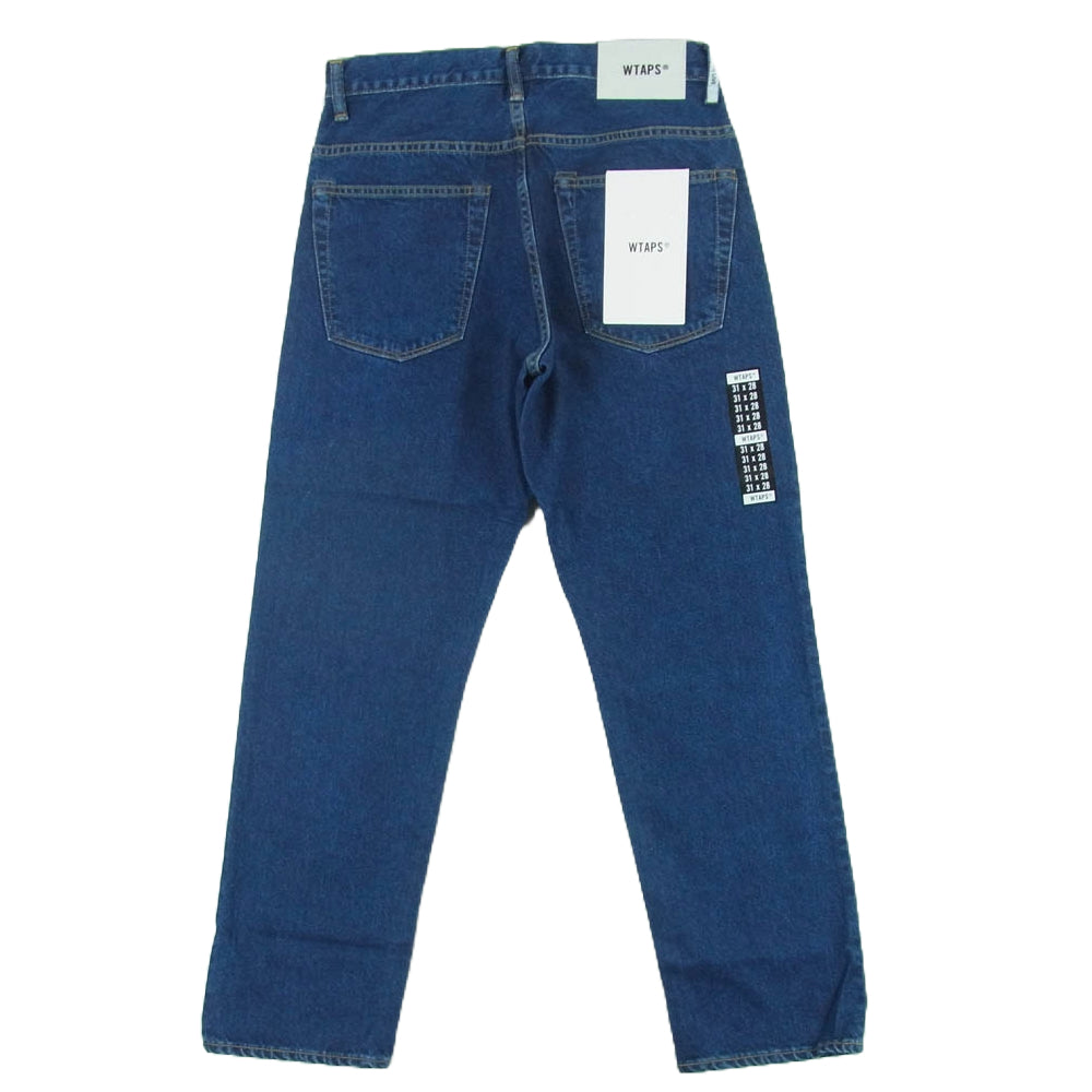 WTAPS ダブルタップス 22AW 222WVDT-PTM04 BLUES BAGGY TROUSERS バギー デニム パンツ インディゴブルー系 31 × 28【極上美品】【中古】