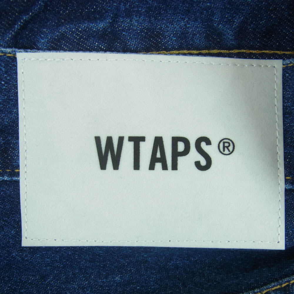 WTAPS ダブルタップス 22AW 222WVDT-PTM04 BLUES BAGGY TROUSERS バギー デニム パンツ インディゴブルー系 31 × 28【極上美品】【中古】