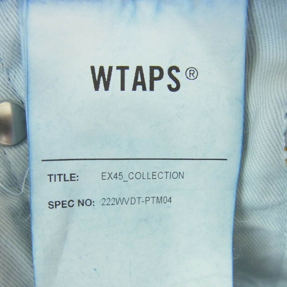 WTAPS ダブルタップス 22AW 222WVDT-PTM04 BLUES BAGGY TROUSERS バギー デニム パンツ インディゴブルー系 31 × 28【極上美品】【中古】