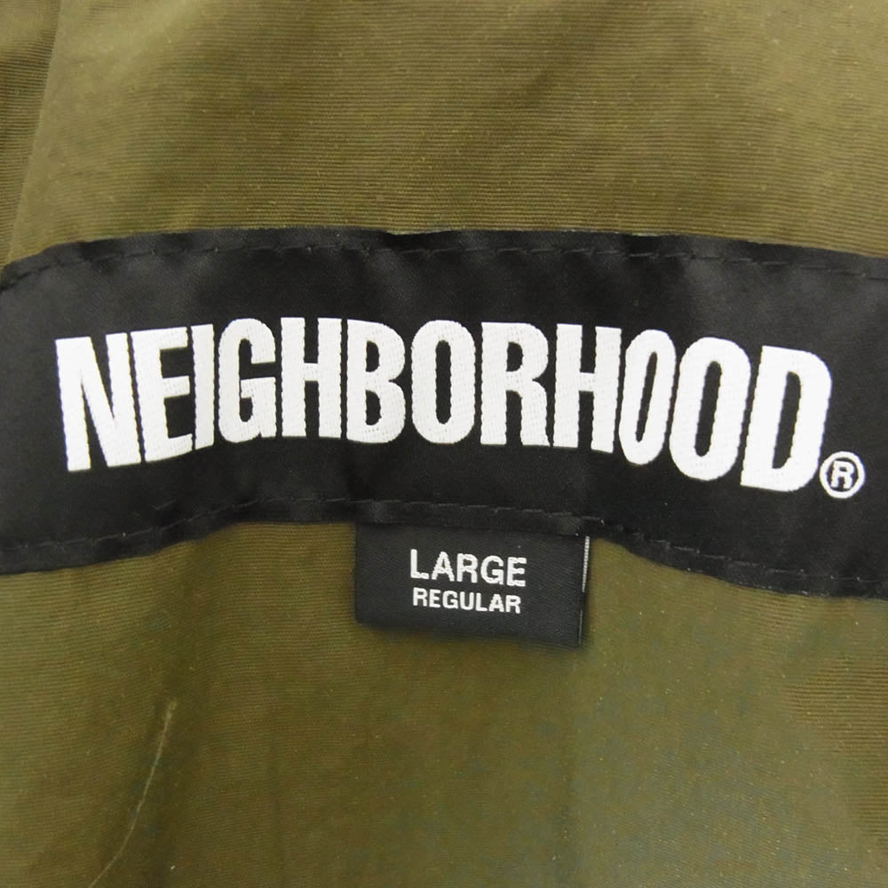 NEIGHBORHOOD ネイバーフッド 222AQNH-JKM01 TRACK PANELLED JACKET トラック パネルド ジャケット カーキ系 L【美品】【中古】
