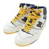 NEW BALANCE ニューバランス BB650RX1 × Aime? Leon Dore エメ レオン ドレ 650R ハイカットスニーカー ホワイト系 ネイビー系 25cm【中古】