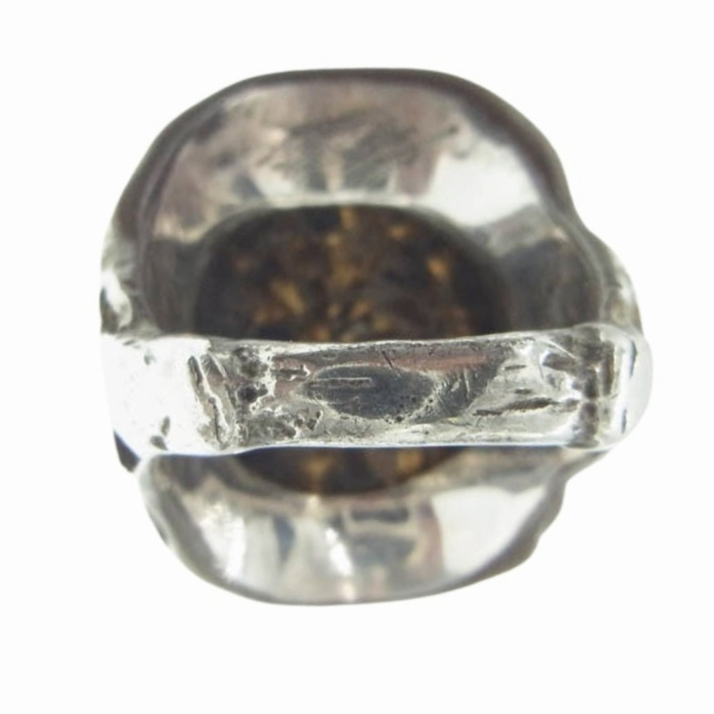 ALEX STREETER アレックスストリーター 10周年記念 Angel Heart Ring ギャラクシー エンジェルハート リング シルバー系 14.5号【中古】
