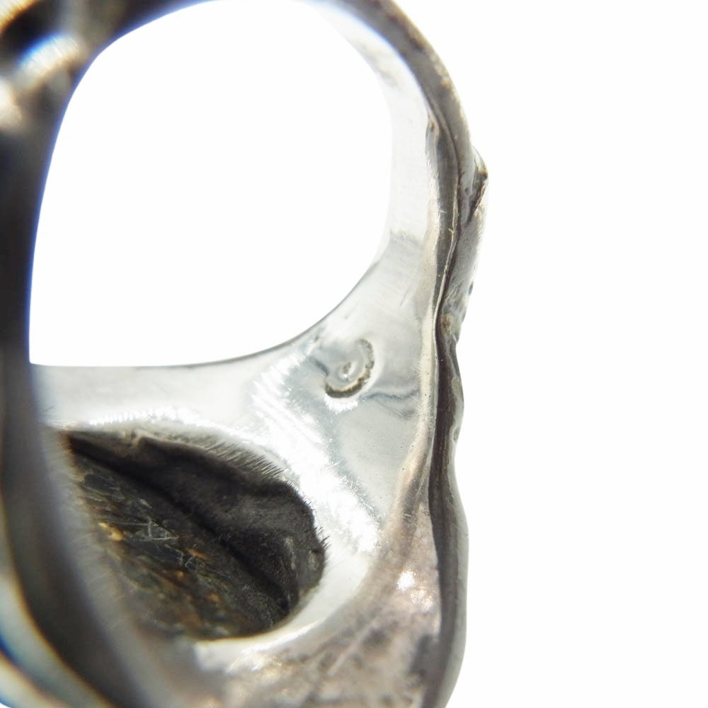 ALEX STREETER アレックスストリーター 10周年記念 Angel Heart Ring ギャラクシー エンジェルハート リング シルバー系 14.5号【中古】