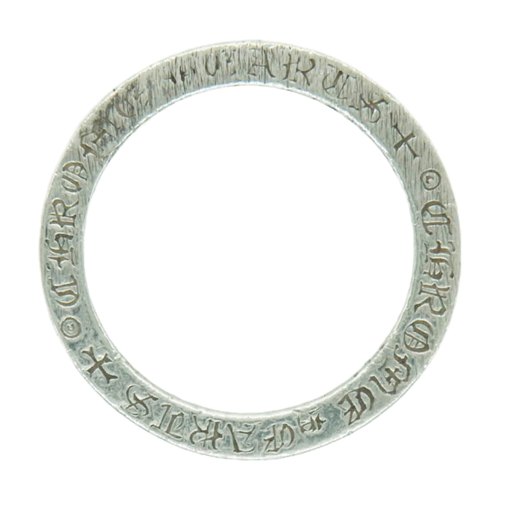 CHROME HEARTS クロムハーツ（原本無） 3mm SPACER PLN スペーサー プレーン リング シルバー系 19号【中古】