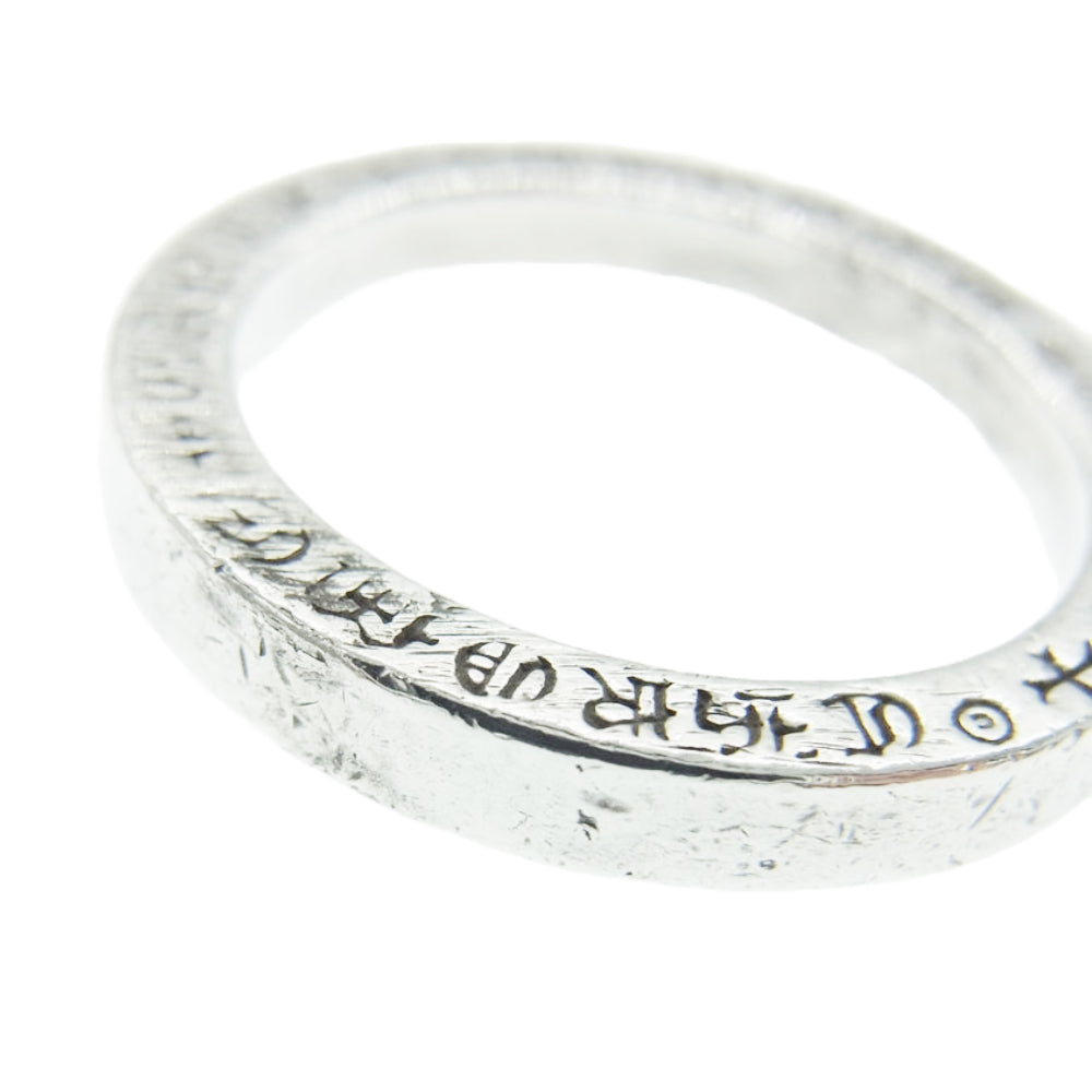 CHROME HEARTS クロムハーツ（原本無） 3mm SPACER PLN スペーサー プレーン リング シルバー系 19号【中古】