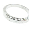 CHROME HEARTS クロムハーツ（原本無） 3mm SPACER PLN スペーサー プレーン リング シルバー系 19号【中古】