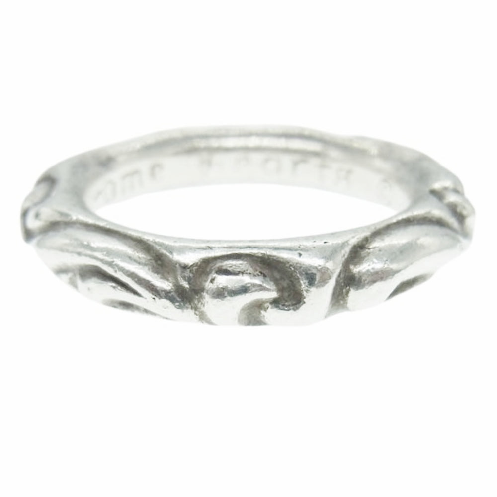 CHROME HEARTS クロムハーツ（原本無） SCRL BAND スクロール バンド リング シルバー系 18.5号【中古】