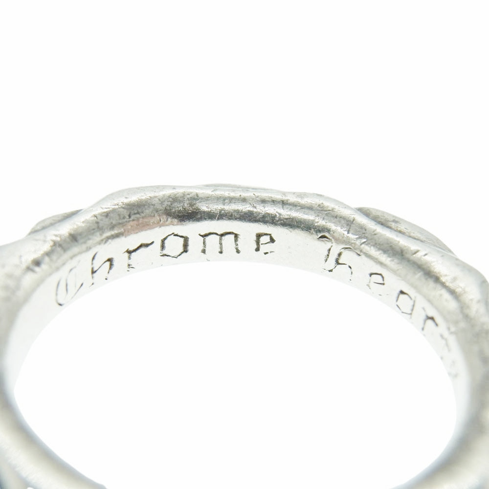 CHROME HEARTS クロムハーツ（原本無） SCRL BAND スクロール バンド リング シルバー系 18.5号【中古】