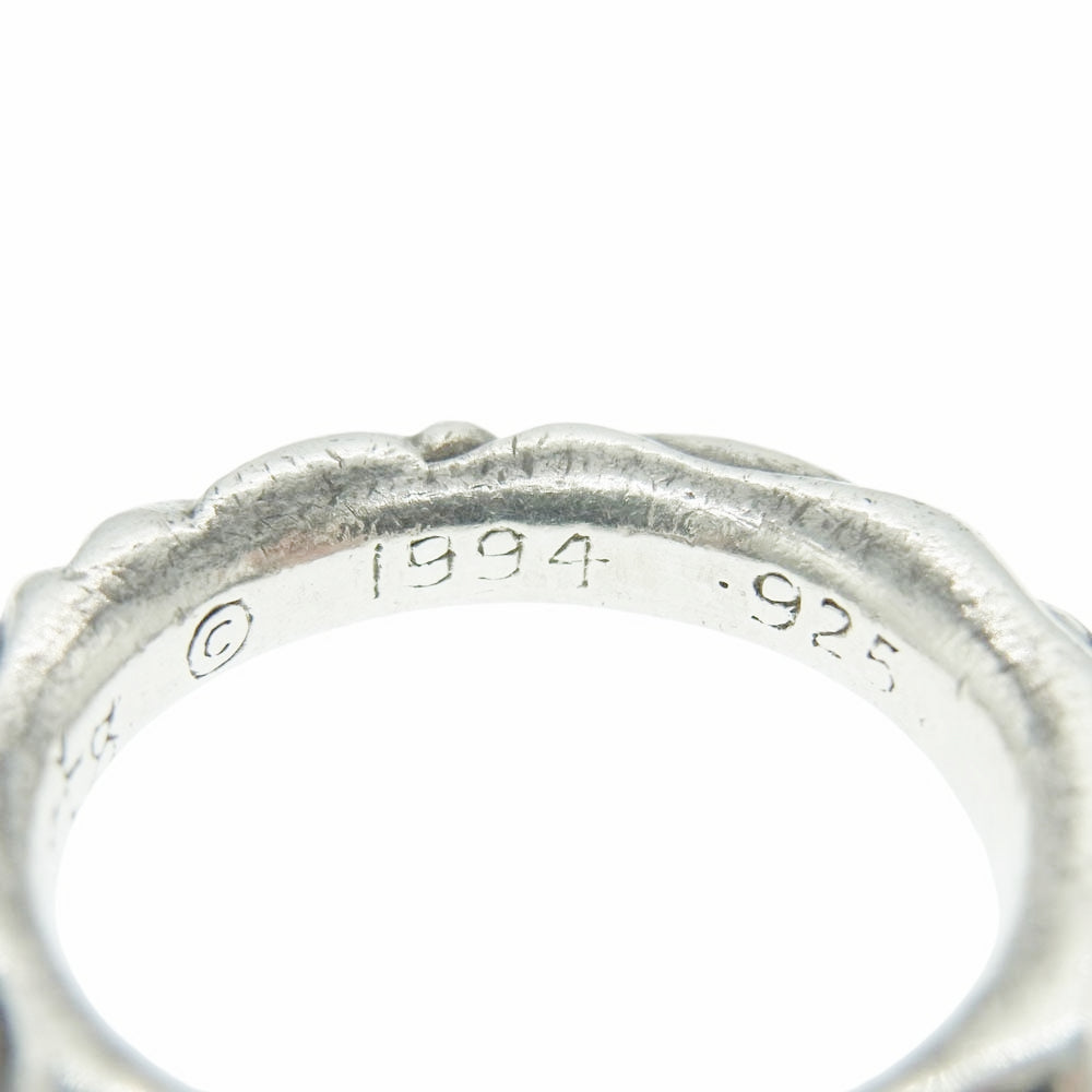 CHROME HEARTS クロムハーツ（原本無） SCRL BAND スクロール バンド リング シルバー系 18.5号【中古】