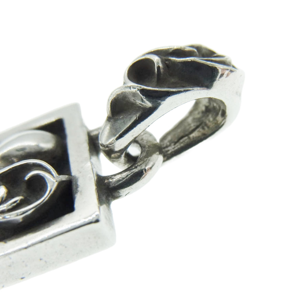 CHROME HEARTS クロムハーツ（原本無） FRAMED HEART フレームドハート チャーム ペンダントトップ シルバー系【中古】