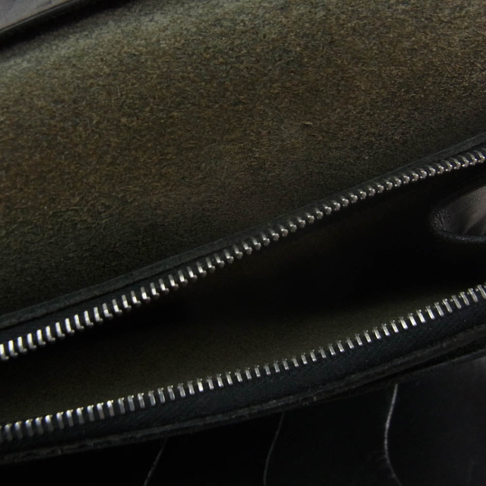 goro's ゴローズ SADDLE LEATHER コンチョ付き サドル レザー ウォレット ブラック系【中古】