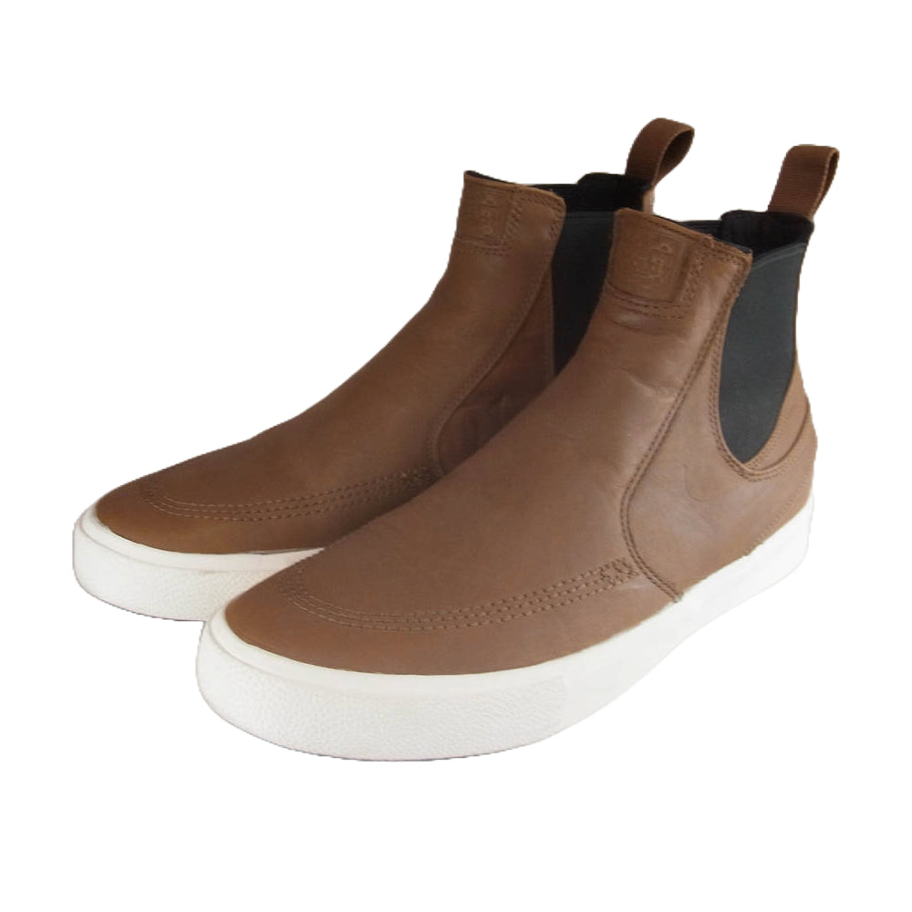NIKE ナイキ BQ5888-200 SB Zoom Stefan Janoski Slip Mid RM Light Tan ズーム ステファン ジャノスキー スリップ ミッド サイドゴア スニーカーブーツ ブラウン系 26cm【中古】
