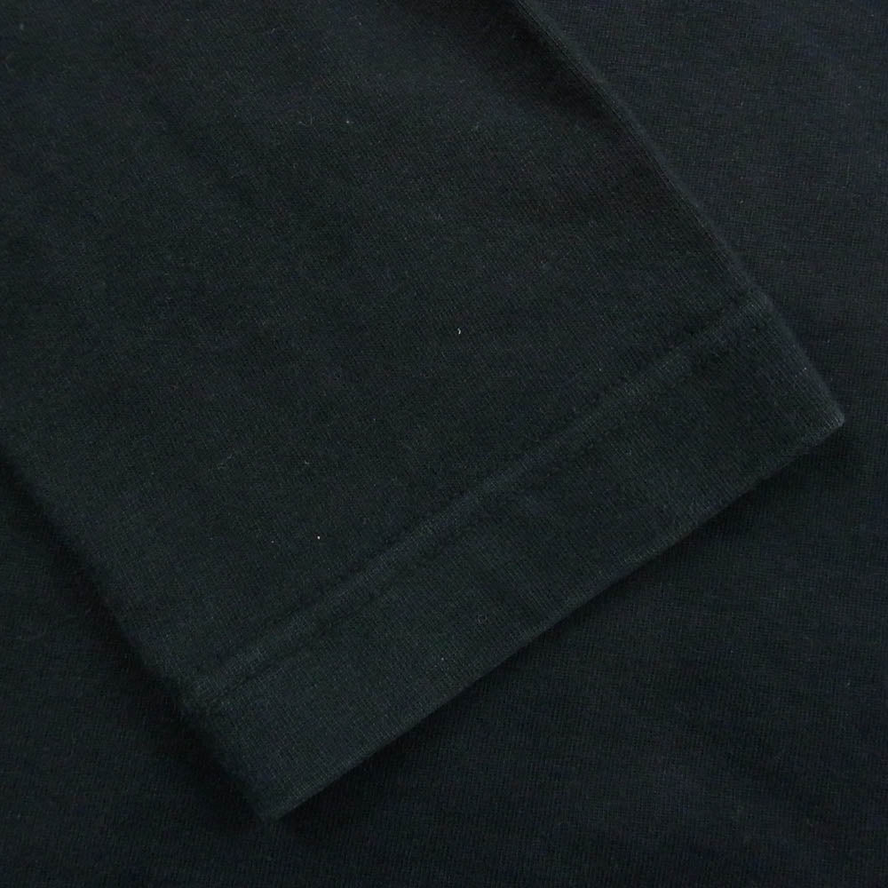 JOHN LAWRENCE SULLIVAN ジョンローレンスサリバン JLS-05-04 LOGO JACQUARD HI-NECK TOP ロゴプリント タートルネック 長袖カットソー ブラック系 L【中古】
