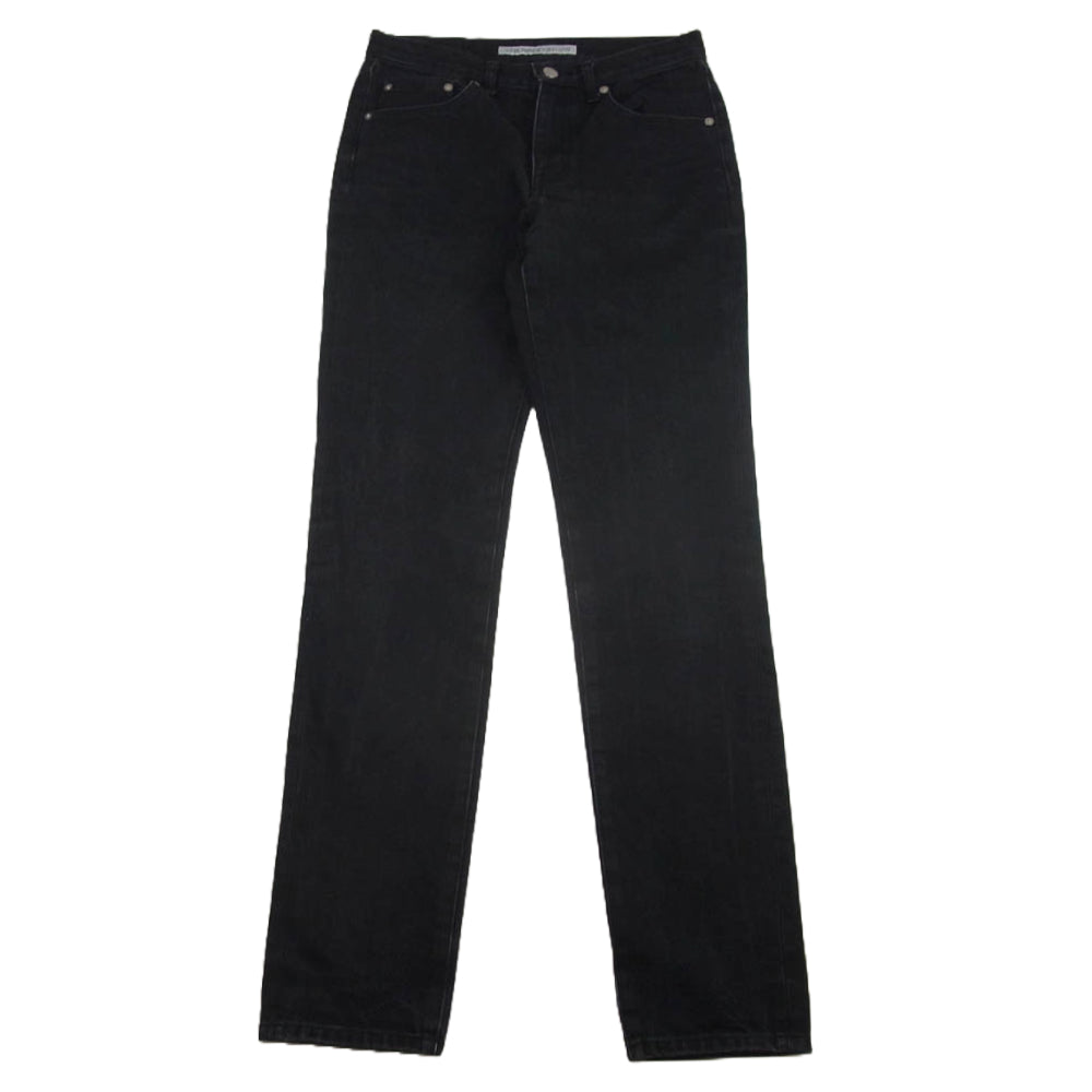 JOHN LAWRENCE SULLIVAN ジョンローレンスサリバン JLS-02-10 RIGID DENIM STRAIGHT PANTS ブラック系 44【中古】