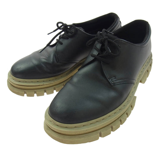Dr.Martens ドクターマーチン 30772001 RIKARD 3I レザーシューズ 厚底 ブラック系 UK9【中古】