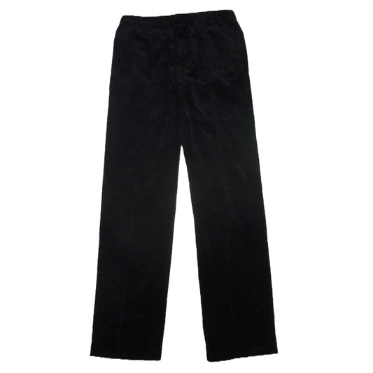 HELMUT LANG ヘルムートラング COTTON VELVET PULL ON PANT コットン ベルベット プル オン パンツ ブラック系 S【中古】
