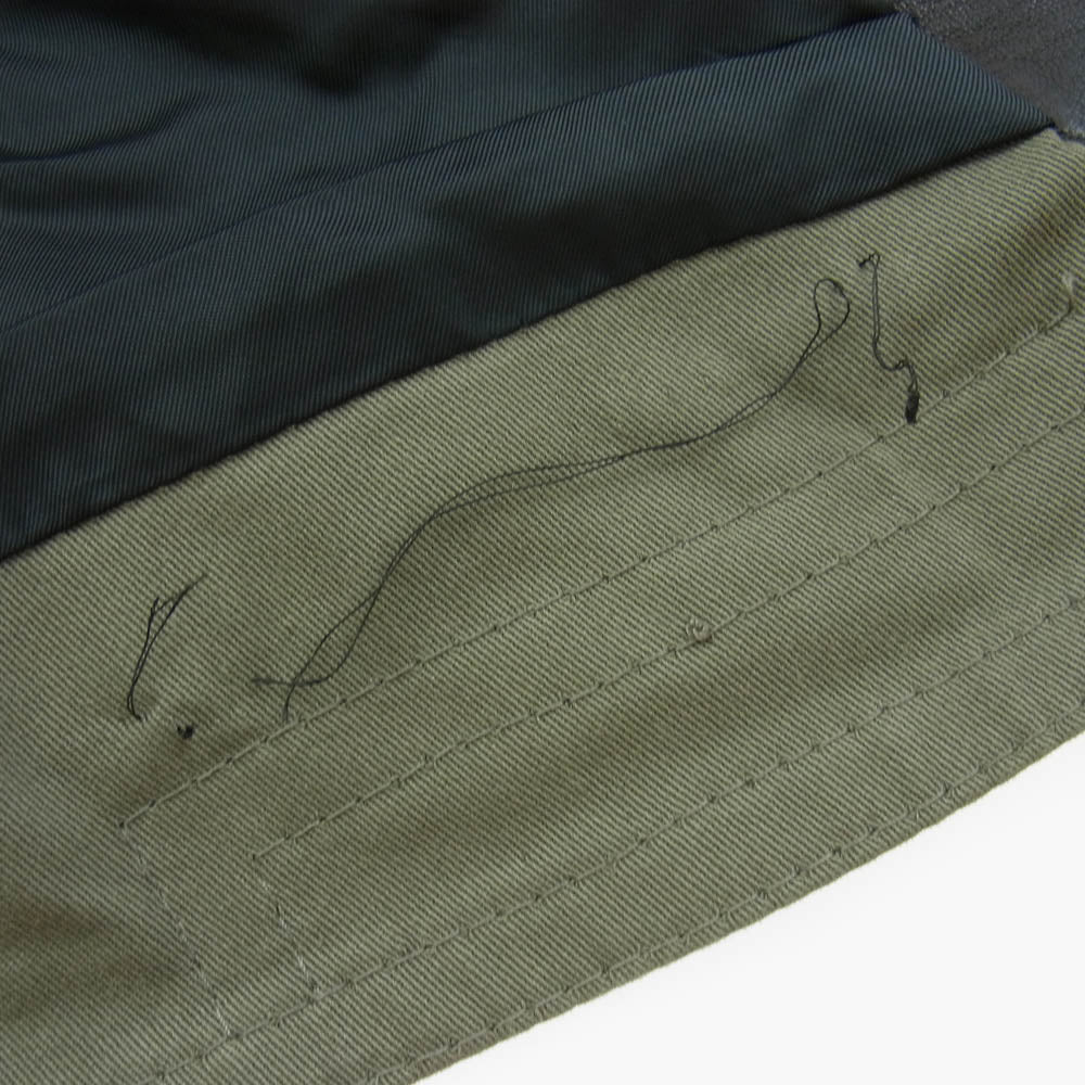NEIL BARRETT ニールバレット BPE161 レザー ダブル ライダース ベスト ブラック系 カーキ系 XS【中古】