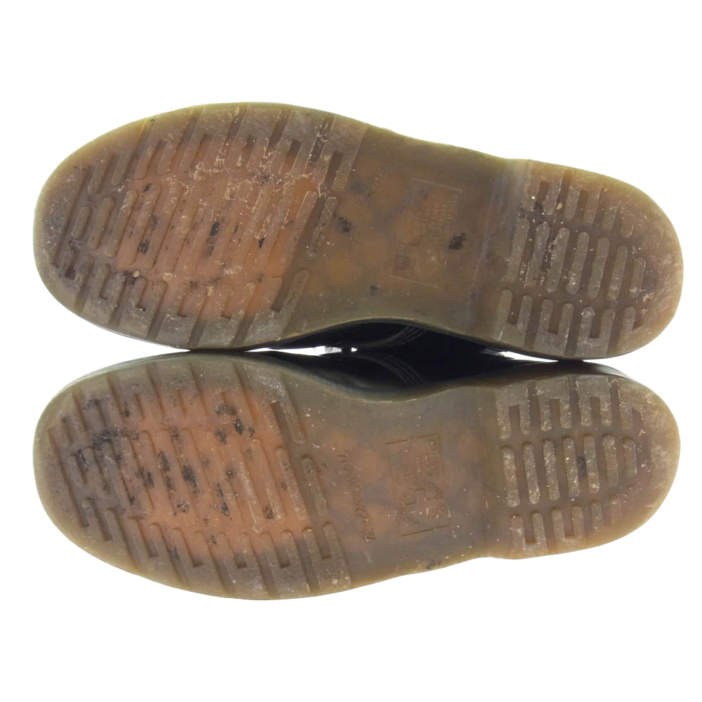 Needles ニードルス 1460 × DR.MARTENS ドクターマーチン STRIPE 8 EYE BOOT ストライプ 8ホール ブーツ ブラック系 42【中古】