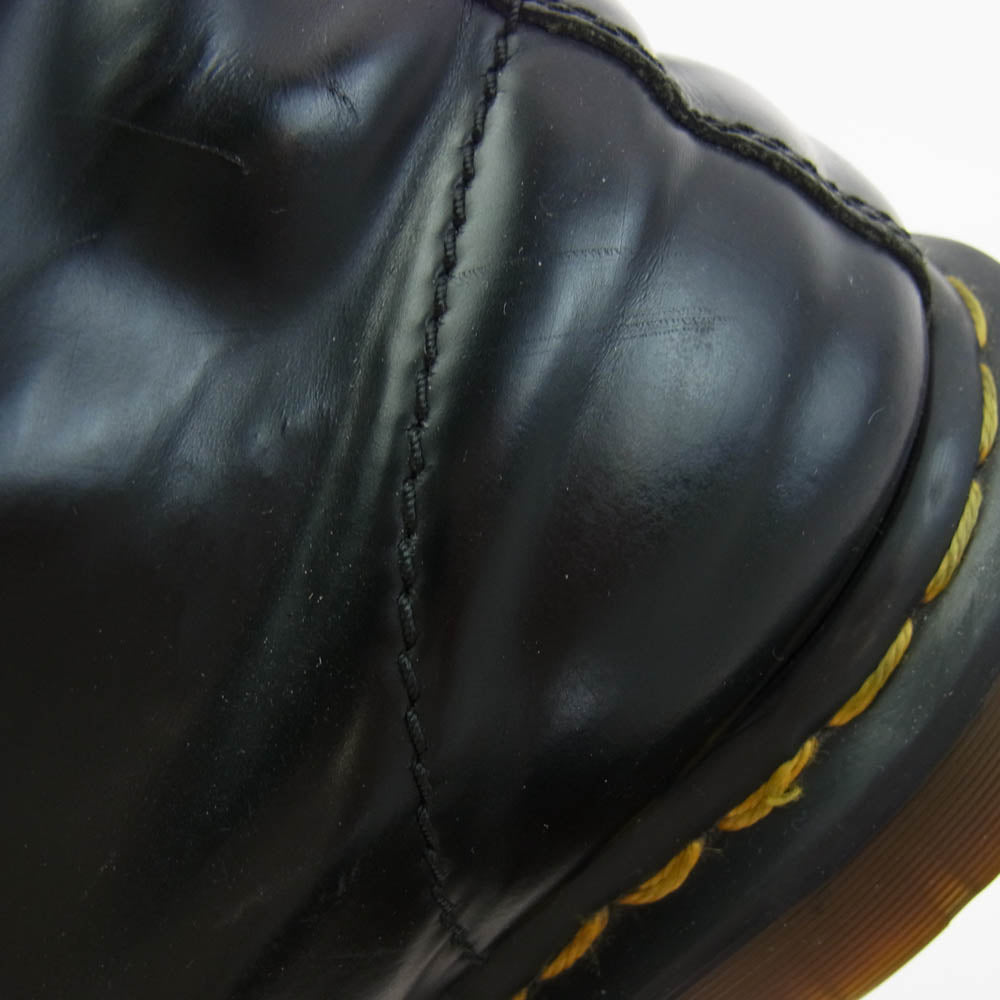 Needles ニードルス 1460 × DR.MARTENS ドクターマーチン STRIPE 8 EYE BOOT ストライプ 8ホール ブーツ ブラック系 42【中古】