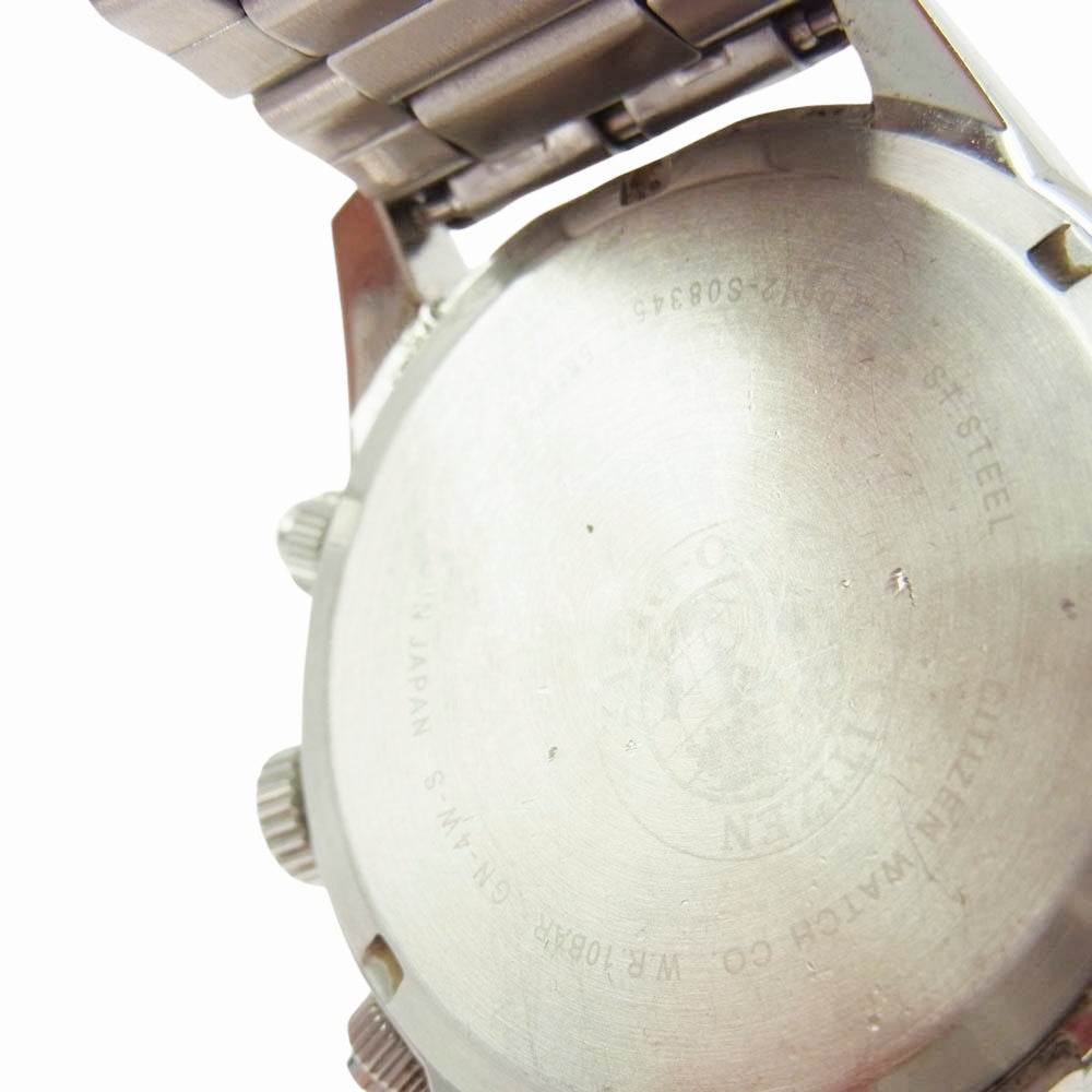 CITIZEN シチズン B612-S083451 ECO DRIVE エコドライブ ソーラー 腕時計 シルバー系【中古】