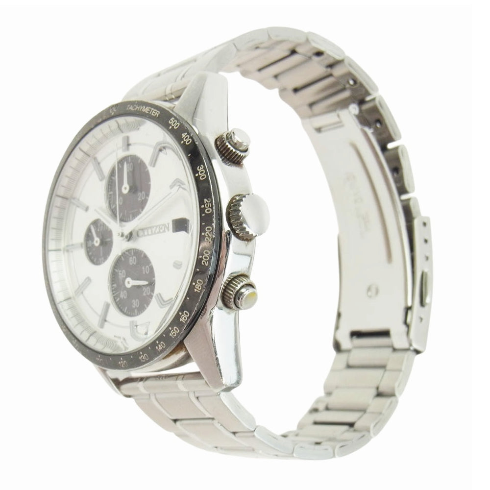 CITIZEN シチズン B612-S083451 ECO DRIVE エコドライブ ソーラー 腕時計 シルバー系【中古】
