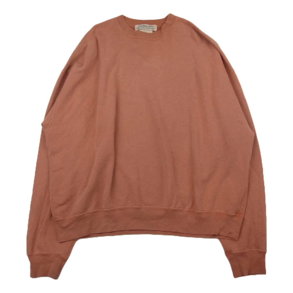 REMI RELIEF レミレリーフ ワイドシルエット スウェット トレーナー オレンジ系 L【中古】
