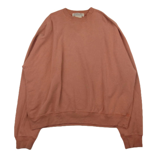 REMI RELIEF レミレリーフ ワイドシルエット スウェット トレーナー オレンジ系 L【中古】