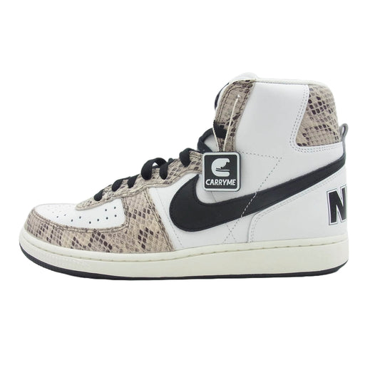NIKE ナイキ FB1318-100 Terminator High Cocoa Snake ナイキ ターミネーター ハイ ココアスネーク スニーカー 28cm【新古品】【未使用】【中古】