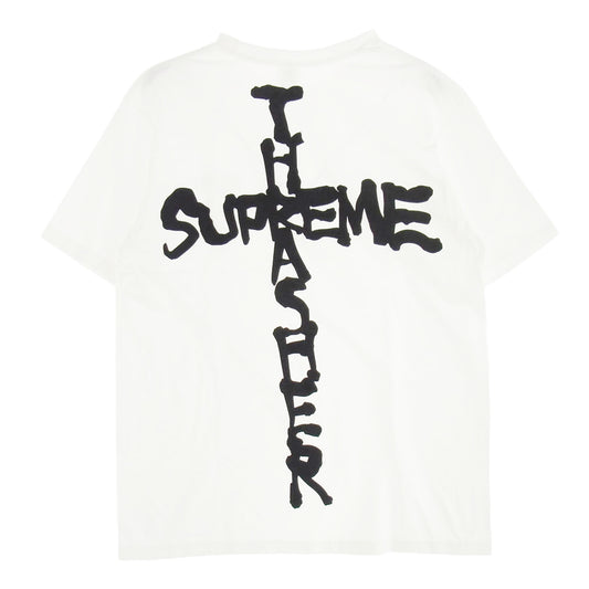 Supreme シュプリーム 24AW thrasher cross tee スラッシャー クロスロゴ Tシャツ ホワイト系 L【新古品】【未使用】【中古】