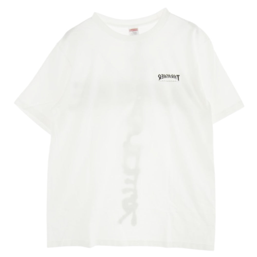 Supreme シュプリーム 24AW thrasher cross tee スラッシャー クロスロゴ Tシャツ ホワイト系 L【新古品】【未使用】【中古】