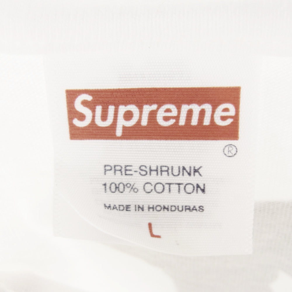 Supreme シュプリーム 24AW thrasher cross tee スラッシャー クロスロゴ Tシャツ ホワイト系 L【新古品】【未使用】【中古】