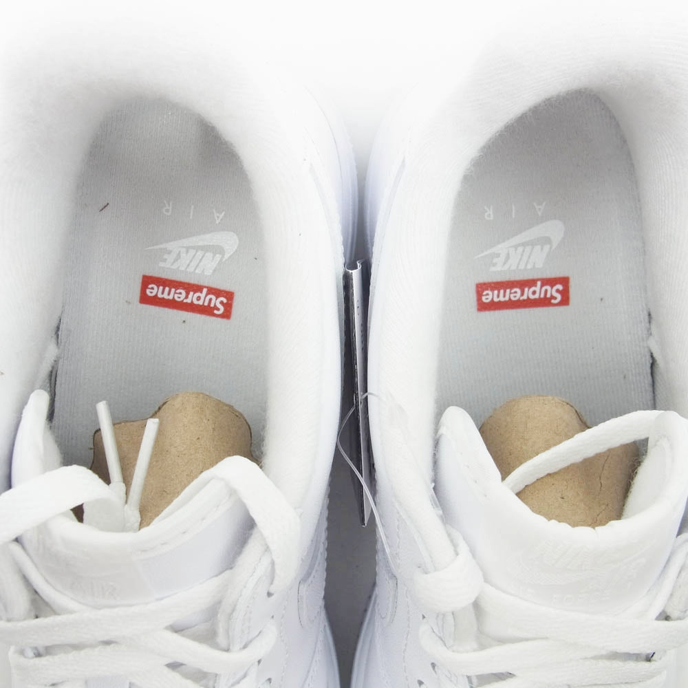 Supreme シュプリーム CU9225-100 Nike Air Force 1 Low ナイキ エアフォース1 ロー スニーカー ホワイト系 27cm【新古品】【未使用】【中古】