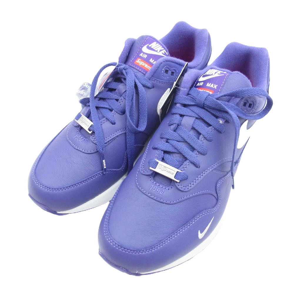 Supreme シュプリーム 25SS HF8813-500 Nike Air Max 1 87 SP Purple ナイキ エアマックス1 スニーカー パープル系 27cm【極上美品】【中古】