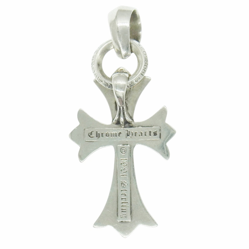 CHROME HEARTS クロムハーツ（原本無） CH CRS SML W BALE スモール CHクロス ペンダントトップ Wベイル シルバー系【中古】