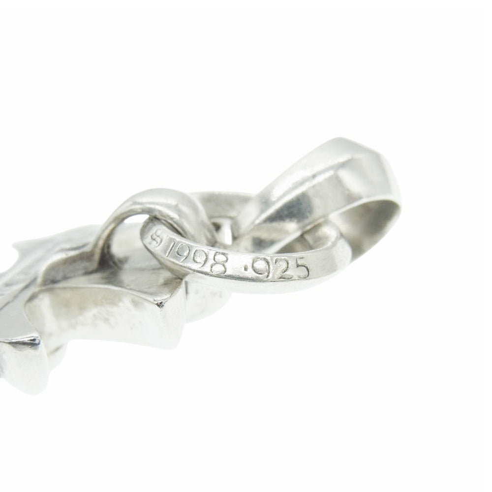 CHROME HEARTS クロムハーツ（原本無） CH CRS SML W BALE スモール CHクロス ペンダントトップ Wベイル シルバー系【中古】