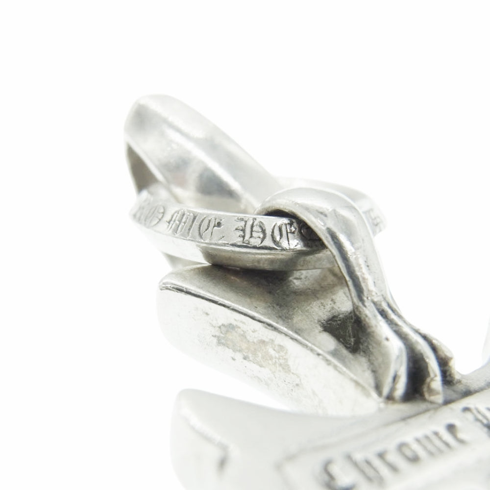 CHROME HEARTS クロムハーツ（原本無） CH CRS SML W BALE スモール CHクロス ペンダントトップ Wベイル シルバー系【中古】