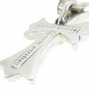 CHROME HEARTS クロムハーツ（原本無） CH CRS SML W BALE スモール CHクロス ペンダントトップ Wベイル シルバー系【中古】
