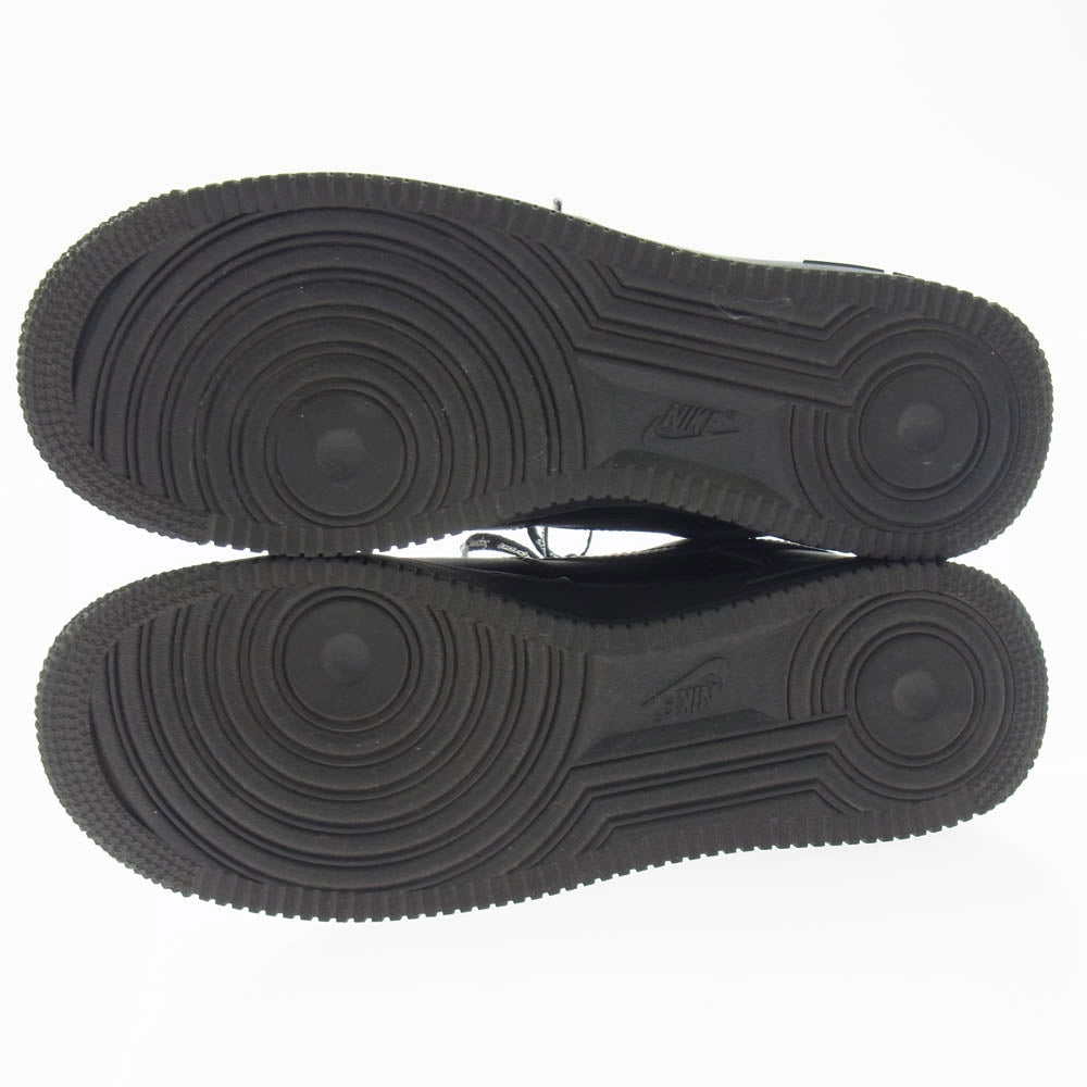 NIKE ナイキ CU9225-001 Supreme Air Force 1 Low Black シュプリーム エア フォース ロー ブラック ブラック系 26.5cm【美品】【中古】