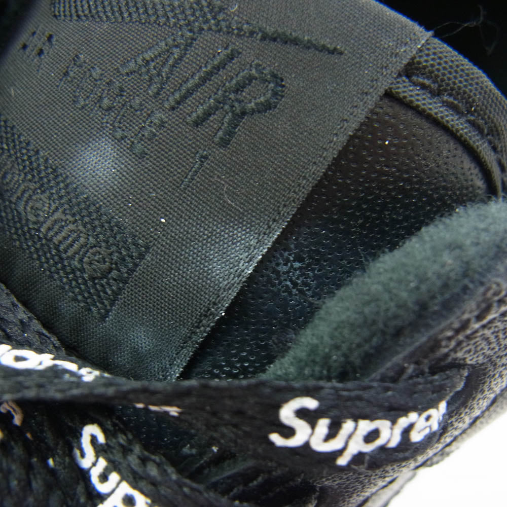 NIKE ナイキ CU9225-001 Supreme Air Force 1 Low Black シュプリーム エア フォース ロー ブラック ブラック系 26.5cm【美品】【中古】