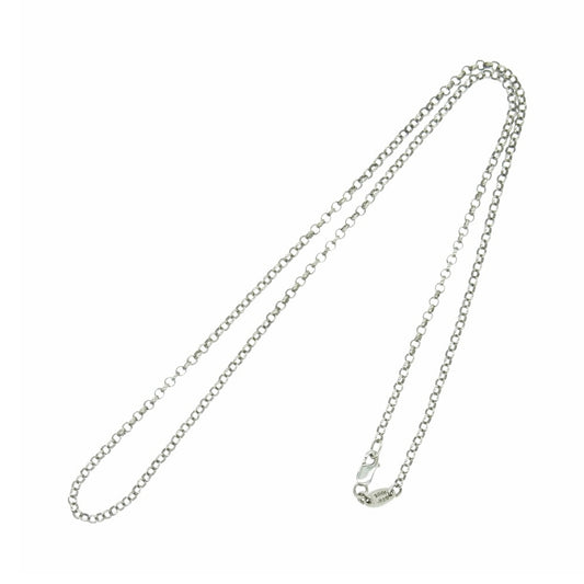 CHROME HEARTS クロムハーツ（原本無） NECKCHAIN R18 ロールチェーン ネックレスチェーン 18inch シルバー系【中古】