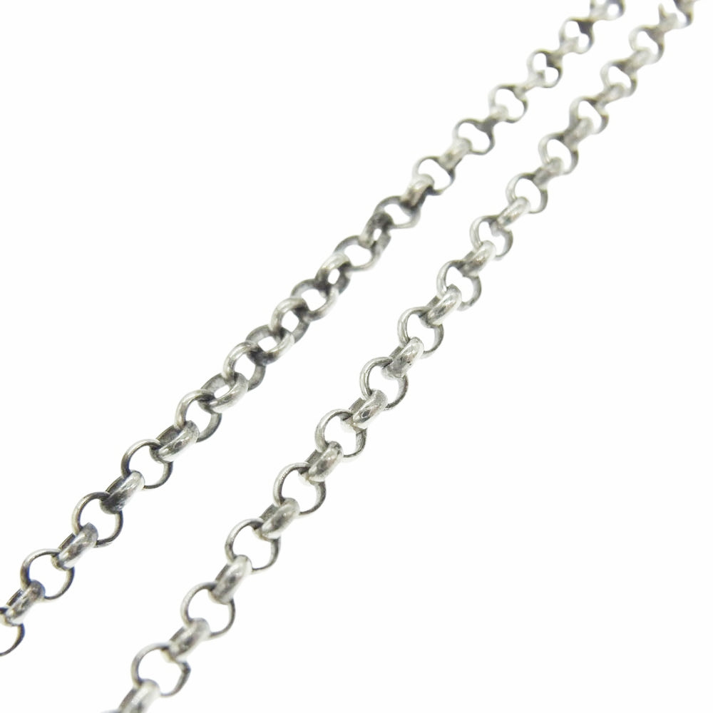 CHROME HEARTS クロムハーツ（原本無） NECKCHAIN R18 ロールチェーン ネックレスチェーン 18inch シルバー系【中古】